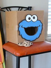Cookie Monster beanbag toss...really cute!!